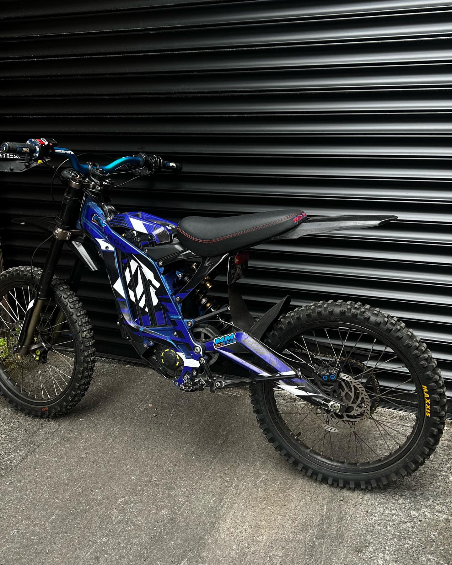Sur Ron LBX 2022 in blue loaded with upgrades 🔥